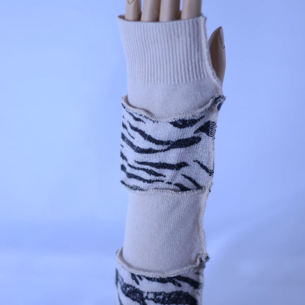 Zebra Print & Pink Arm Warmers - Unique Spirit Designs