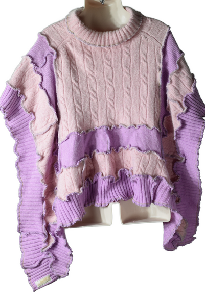 Pink Lavender Children's Poncho - Unique Spirit Designs